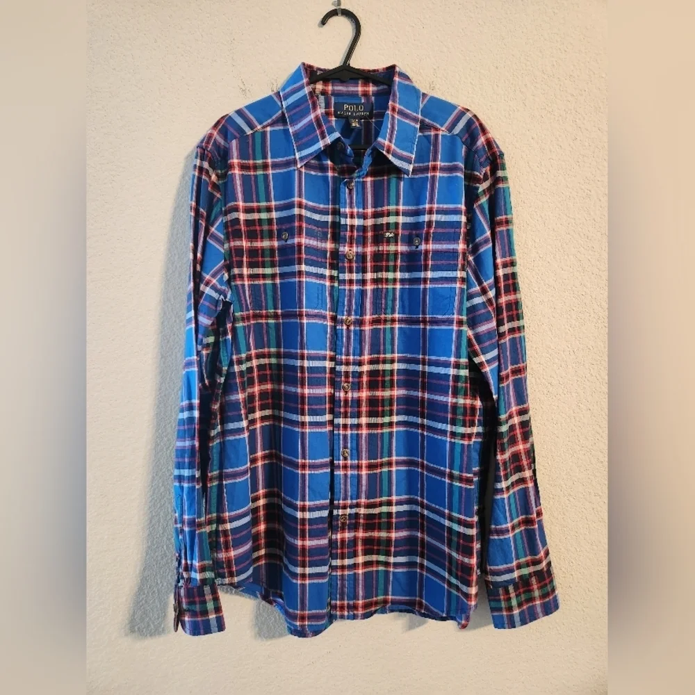 Polo Ralph Lauren NWOT Boys Flannel Shirt button up size XL (18-20)